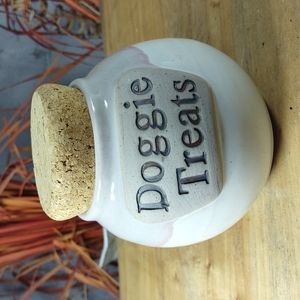 Tumbleweed Pottery Jar - Ceramic Doggie Treats